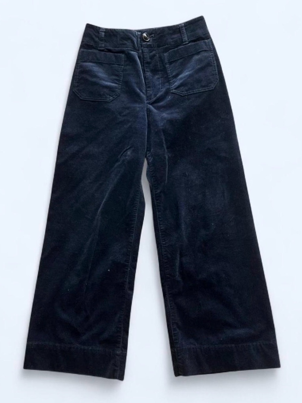 Maeve navy Corduroy Trousers